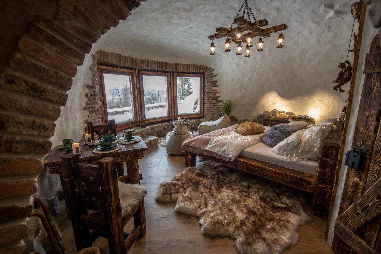 Osada Jaworzyny - Domek Hobbita Z Jaskinia Spa Tokarnia  Eksteriør bilde